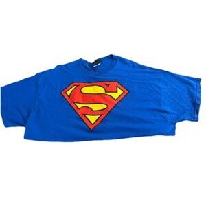 Vintage 2000 Warner Bros. SUPERMAN Blue Shirt Size 2XL